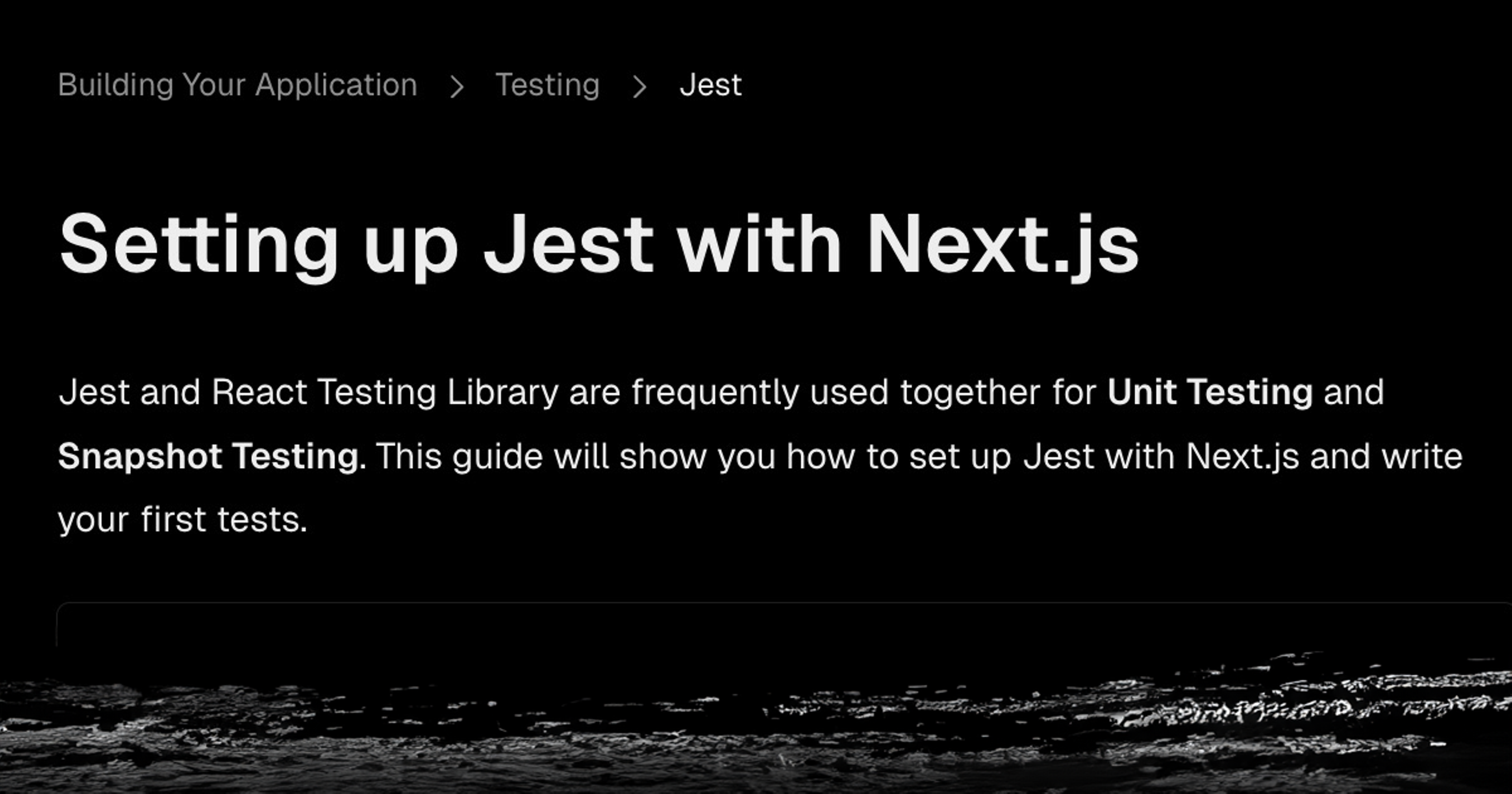 Testing Your Next.js Site